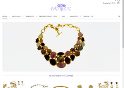 Jewelry eCommerce store with shopify and payment gateway