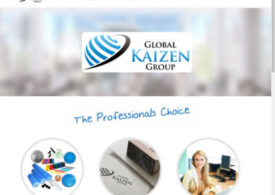 Wordpress corporate site for globalkaizengroup