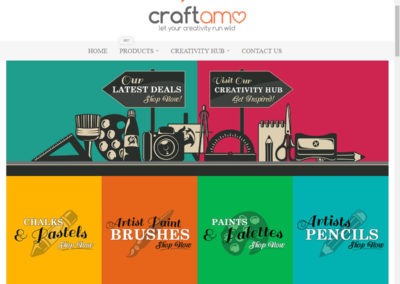 creative shopify customisations at craftamo.com