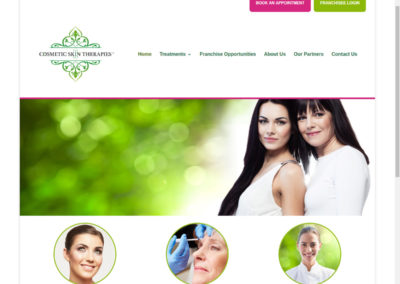 professional website for  cosmeticskintherapies.com.au