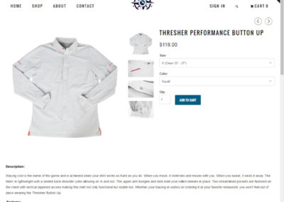 shopify custom theme design and implementation for clothing brands